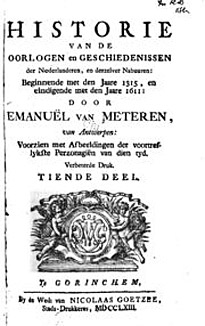 Historie van de oorlogen en geschiedenissen der Nederlanderen